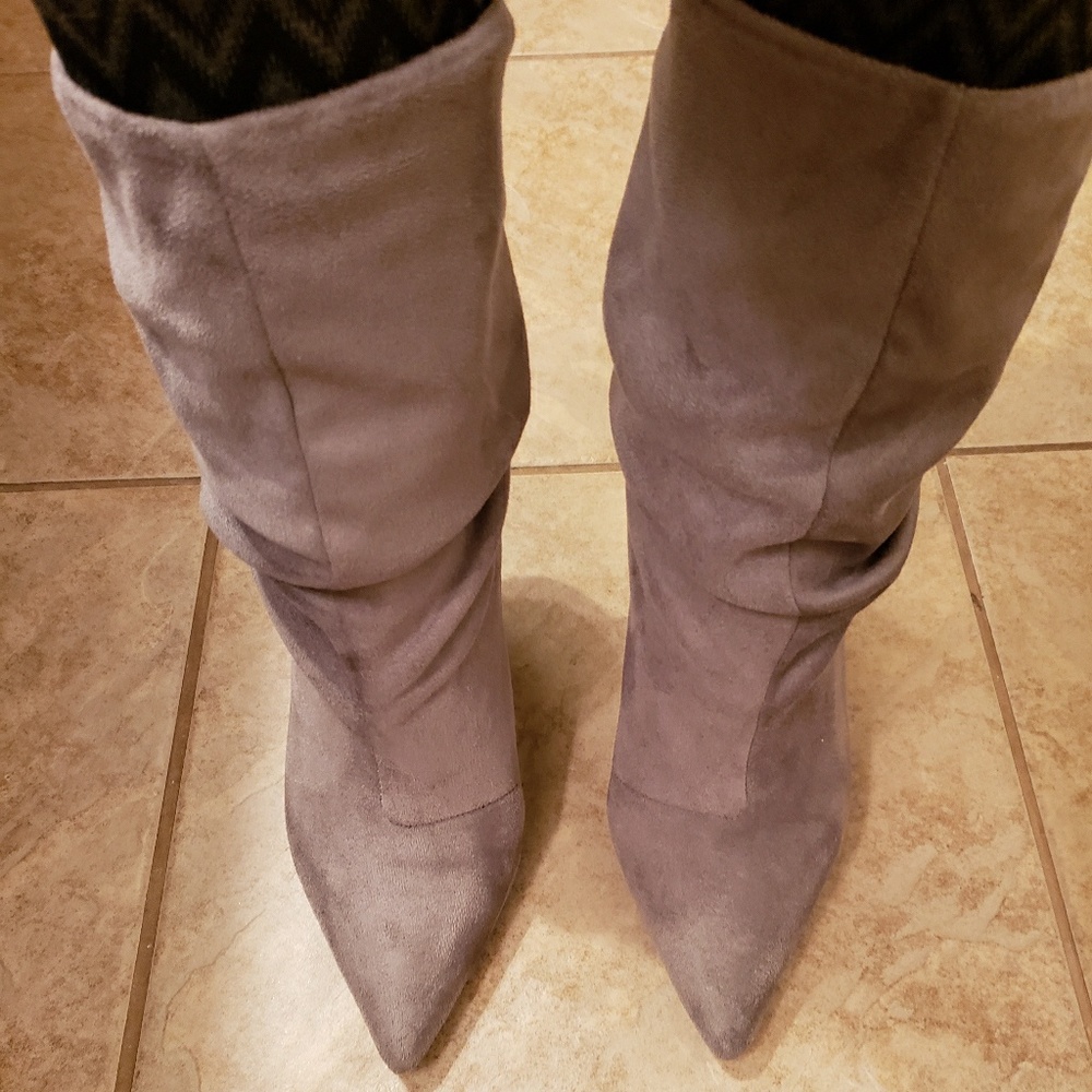 Carlos Santana Slouchy Faux Suede Boot